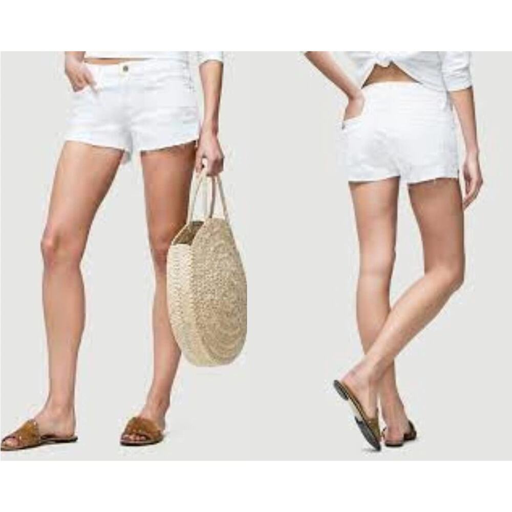 Frame Le Cutoff Tulip Hem Raw‎ White 33